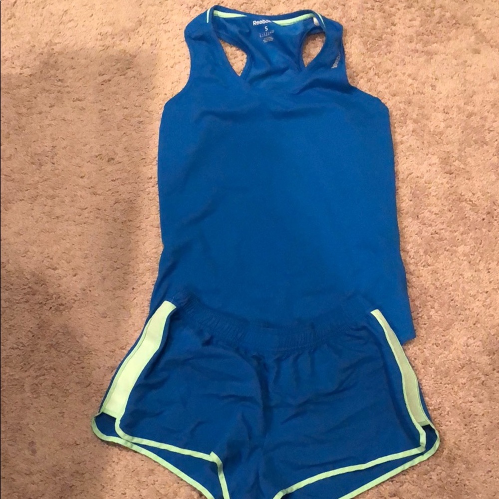 Reebok matching short set